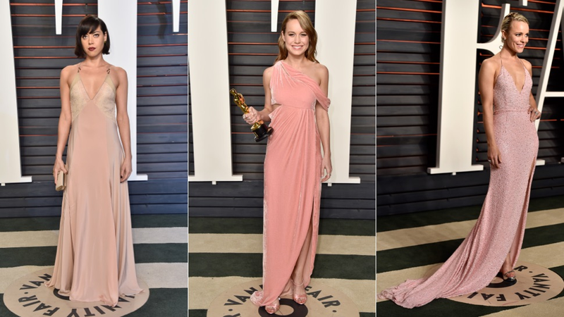 Illustration for article titled Metallic Gowns, Tons of Black and Icy Stares at Vanity Fair's Annual Oscars Afterparty